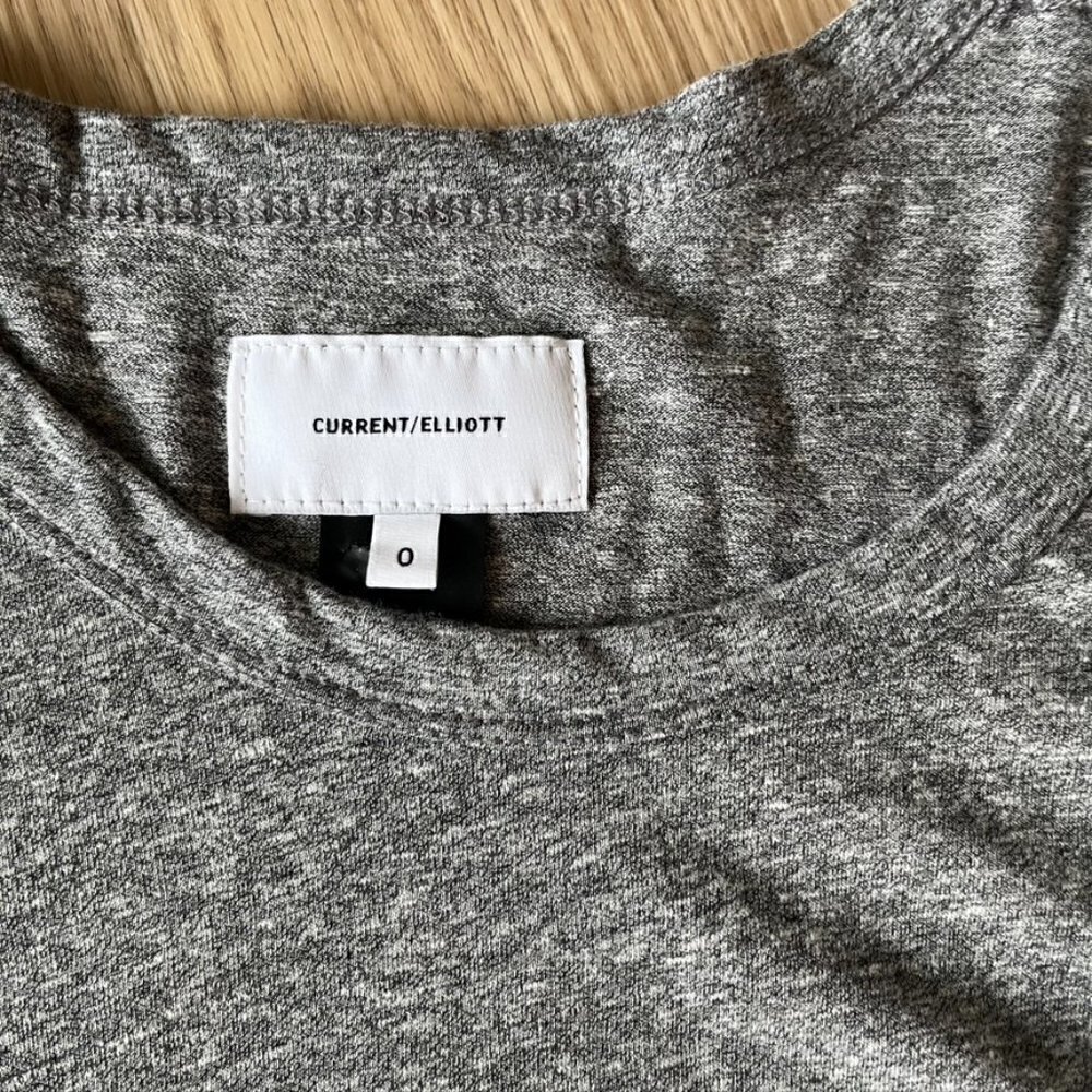 ** Current Elliot the Tier Scoop-Neck Long-Sleeve Top - heather grey - Picture 7 of 10